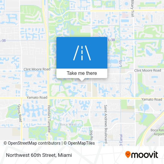Northwest 60th Street map