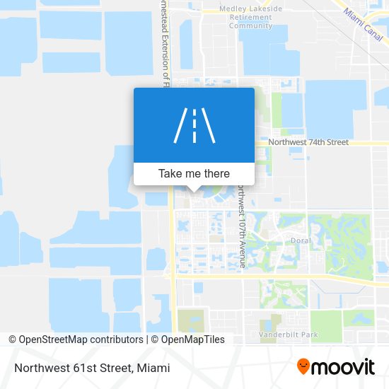 Mapa de Northwest 61st Street