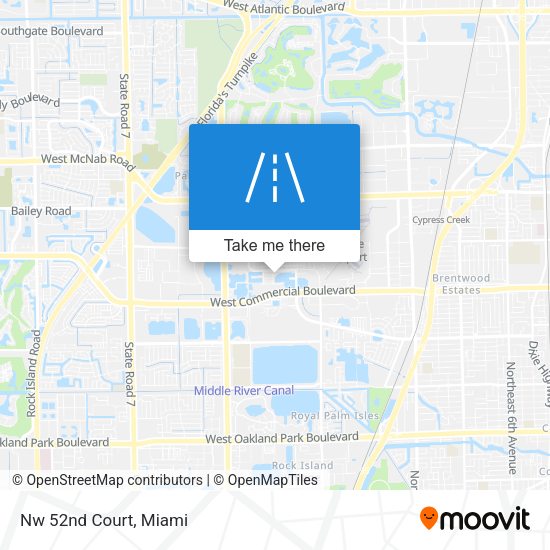 Mapa de Nw 52nd Court