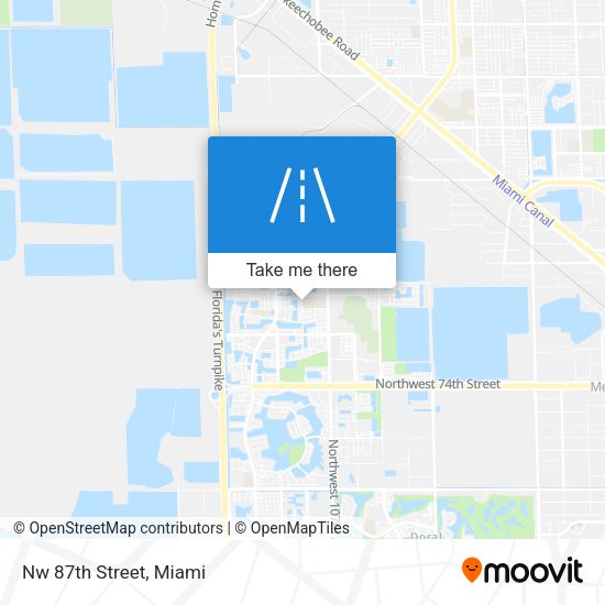 Nw 87th Street map