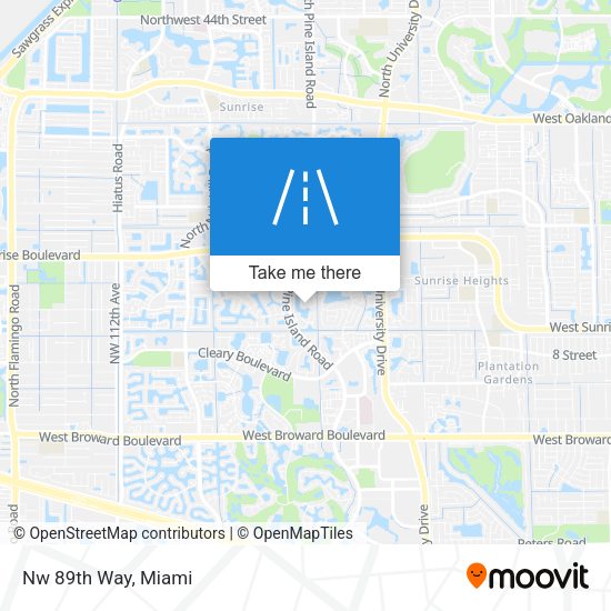 Mapa de Nw 89th Way