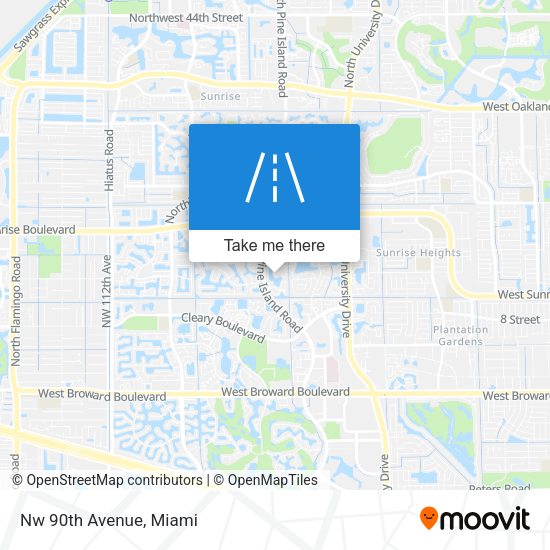 Mapa de Nw 90th Avenue