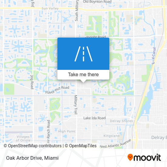 Mapa de Oak Arbor Drive