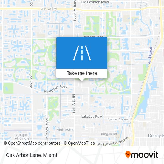 Mapa de Oak Arbor Lane