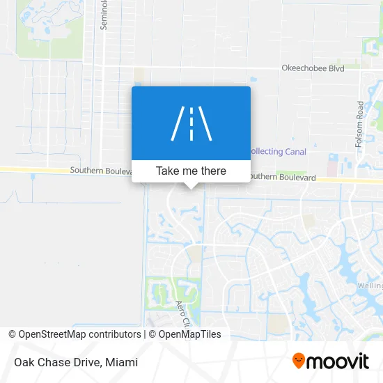 Oak Chase Drive map