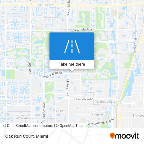 Mapa de Oak Run Court