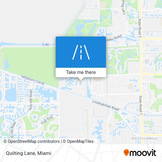 Mapa de Quilting Lane