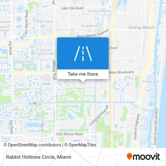 Rabbit Hollowe Circle map