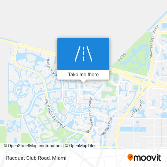 Racquet Club Road map