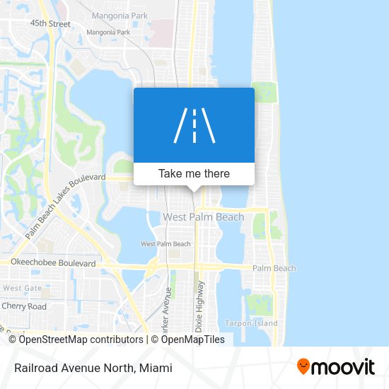 Railroad Avenue North map