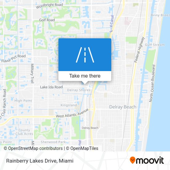 Rainberry Lakes Drive map