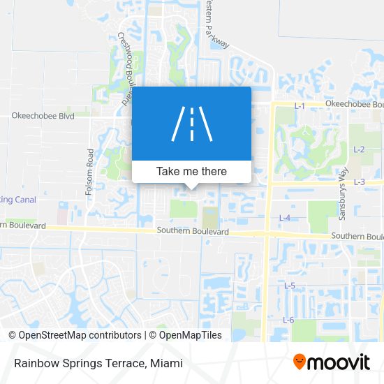 Mapa de Rainbow Springs Terrace
