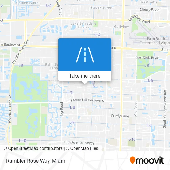 Rambler Rose Way map