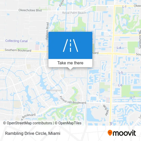 Rambling Drive Circle map