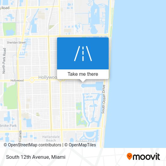 Mapa de South 12th Avenue