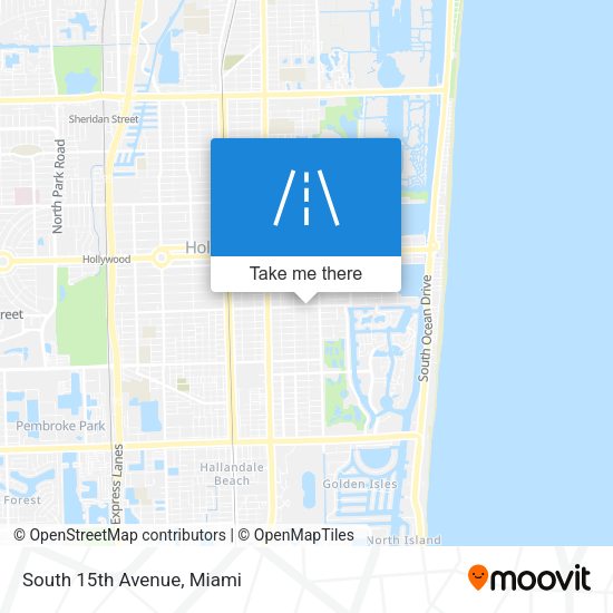 Mapa de South 15th Avenue