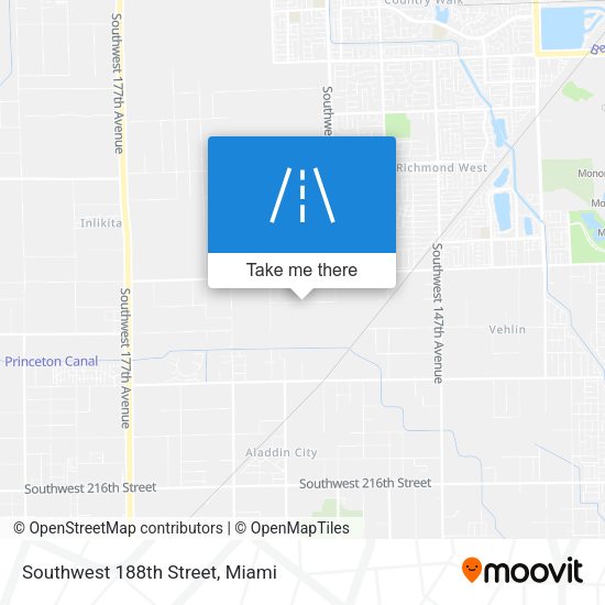 Mapa de Southwest 188th Street