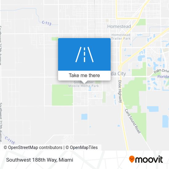 Mapa de Southwest 188th Way