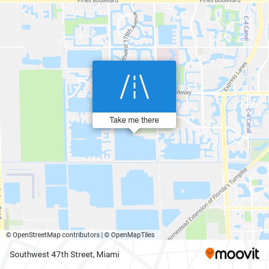 Mapa de Southwest 47th Street