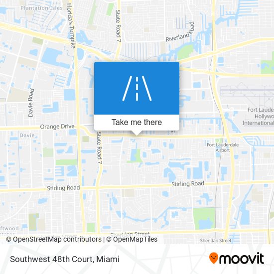 Southwest 48th Court map