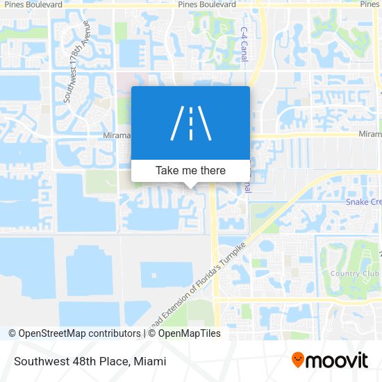 Mapa de Southwest 48th Place