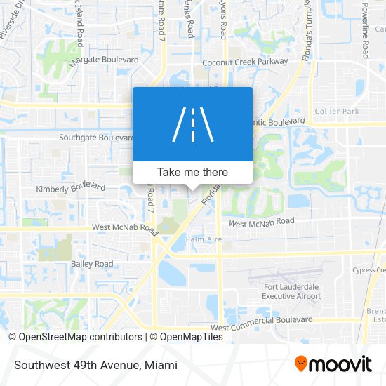 Mapa de Southwest 49th Avenue