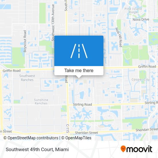 Southwest 49th Court map