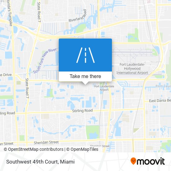 Southwest 49th Court map