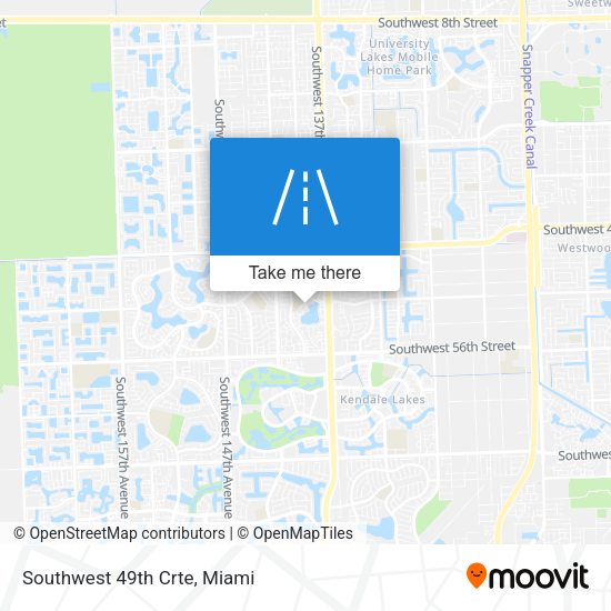 Southwest 49th Crte map