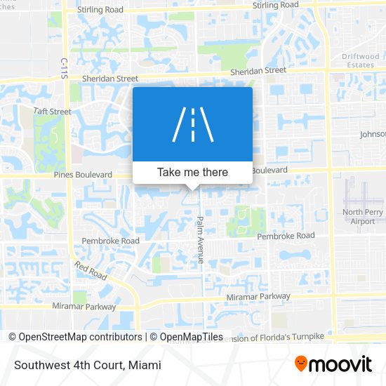 Mapa de Southwest 4th Court
