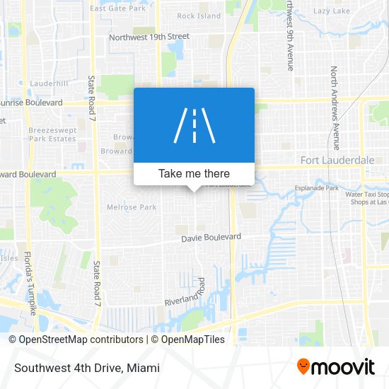 Mapa de Southwest 4th Drive
