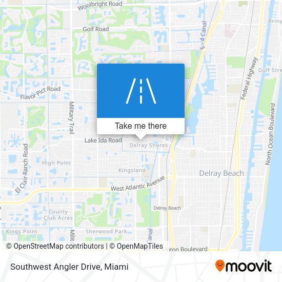 Southwest Angler Drive map