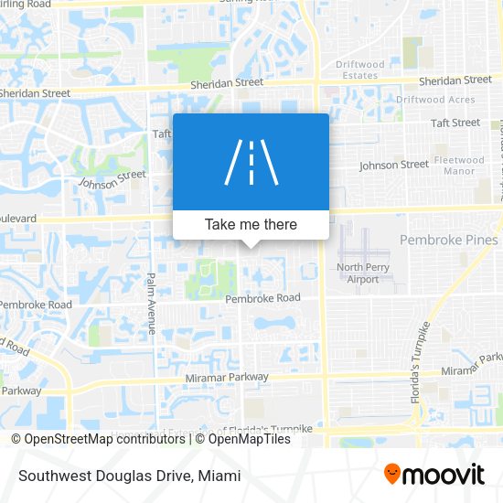 Mapa de Southwest Douglas Drive