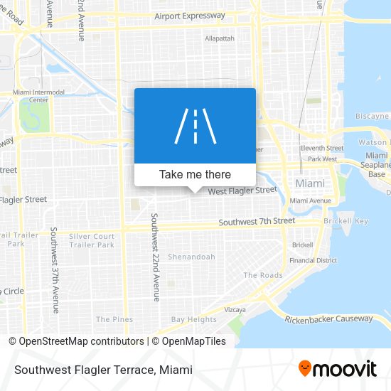 Southwest Flagler Terrace map