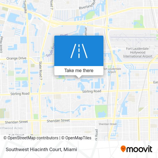 Southwest Hiacinth Court map