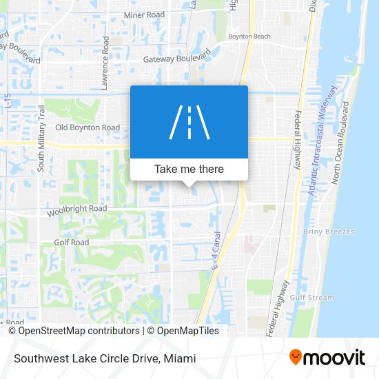 Mapa de Southwest Lake Circle Drive