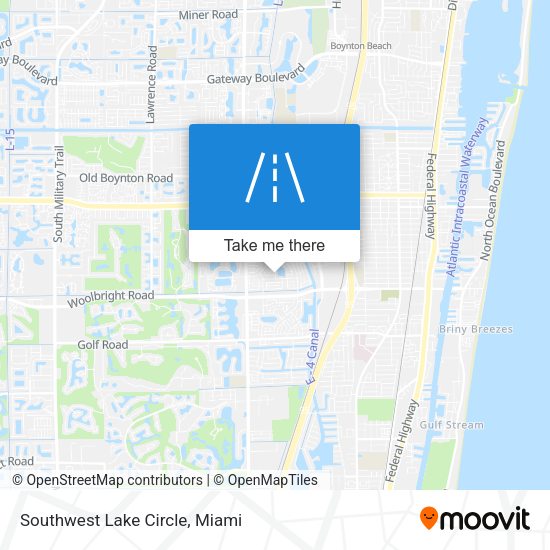 Mapa de Southwest Lake Circle