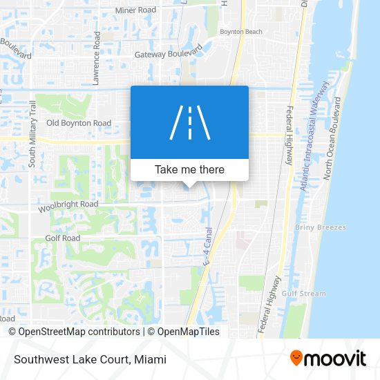 Mapa de Southwest Lake Court