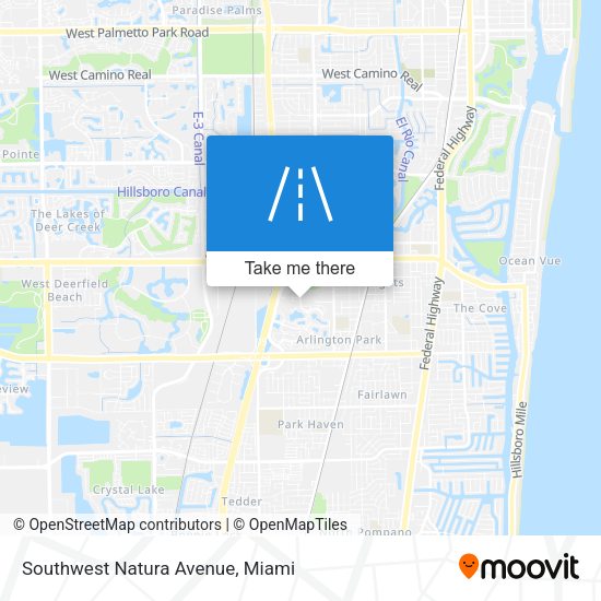 Mapa de Southwest Natura Avenue