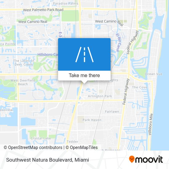 Mapa de Southwest Natura Boulevard