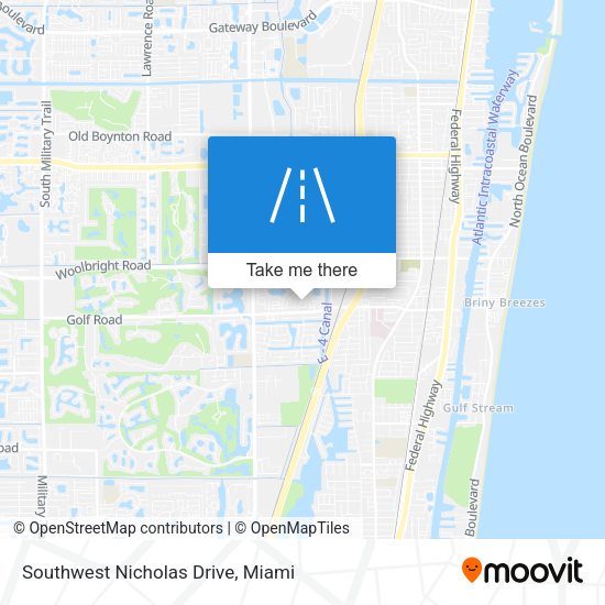 Mapa de Southwest Nicholas Drive