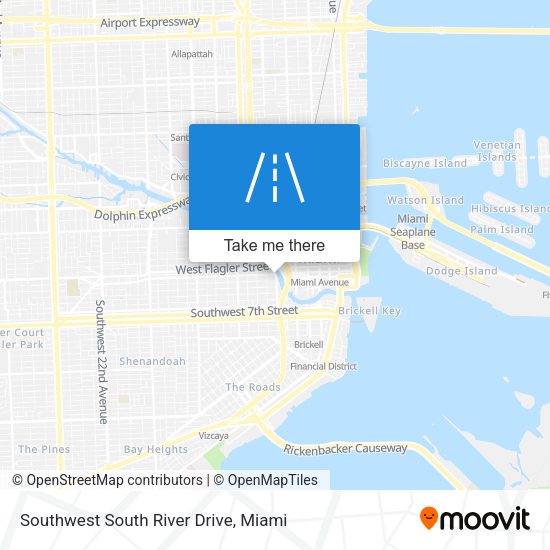 Mapa de Southwest South River Drive