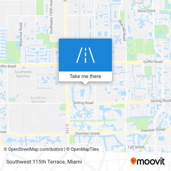 Mapa de Southwest 115th Terrace