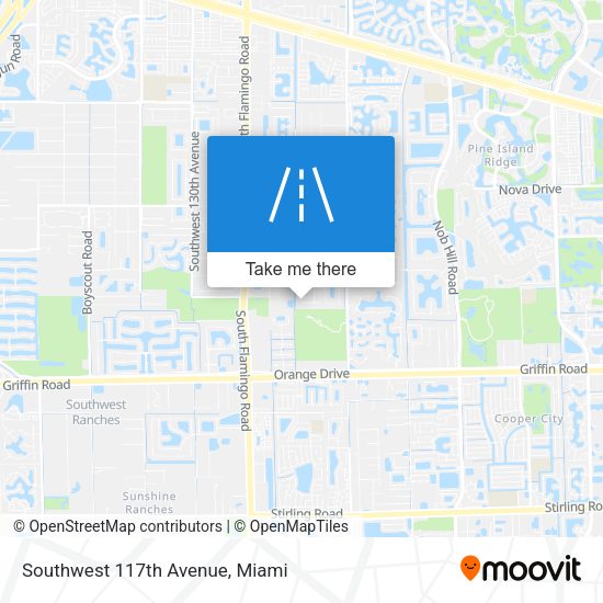 Southwest 117th Avenue map