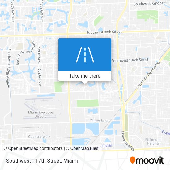 Mapa de Southwest 117th Street