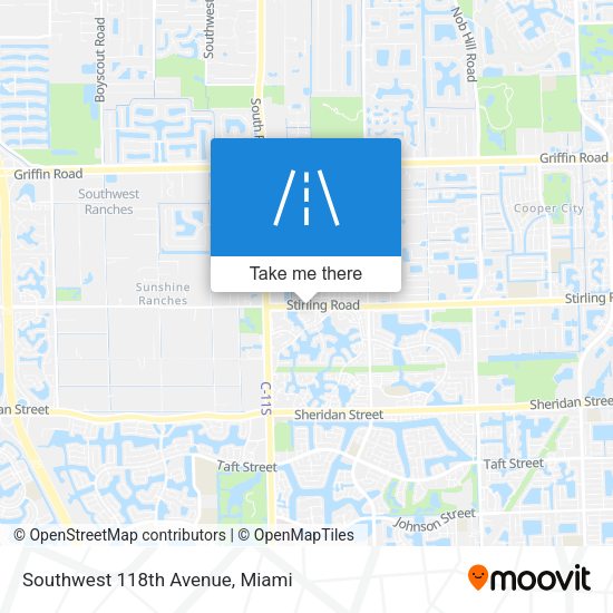Southwest 118th Avenue map