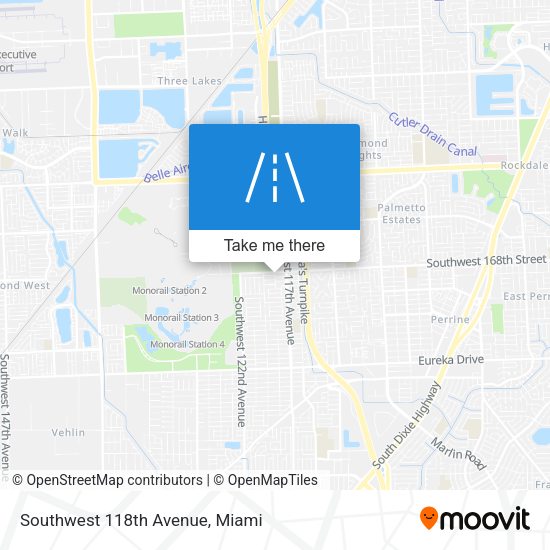 Mapa de Southwest 118th Avenue
