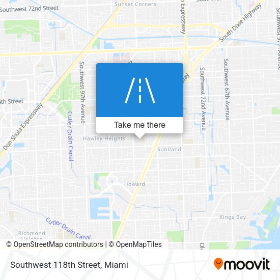 Mapa de Southwest 118th Street