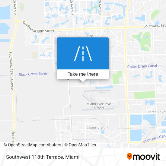 Mapa de Southwest 118th Terrace