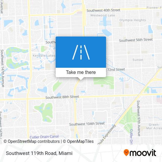 Mapa de Southwest 119th Road
